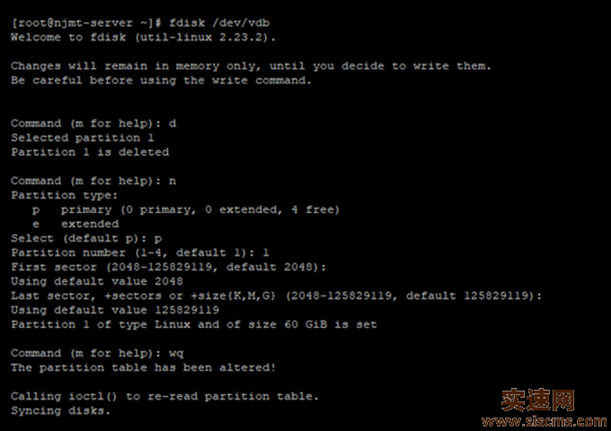 帝國cms使用Linux系統數據盤擴容后寶塔控制面板數據盤大小不變的解決方法