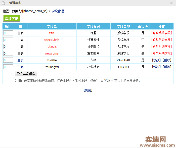 帝國CMS小說模型創建教程和使用！